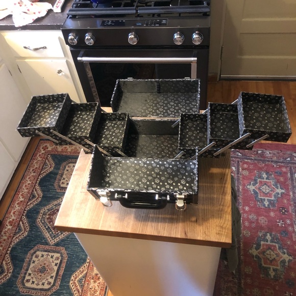 Caboodles Accessories Caboodles Black Lace Storage Case Used 8x1 No Key See Pictures Poshmark